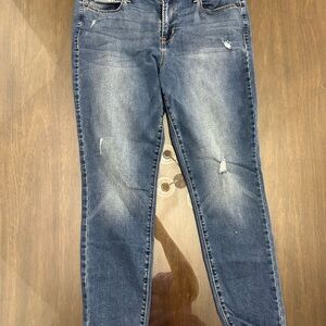 Old Navy Blue Rockstar Super Skinny Jeans Classic Denim